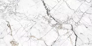 Glazovaná/leštená kamenina ELEGANTNÁ BIELA 60x120 Marmara